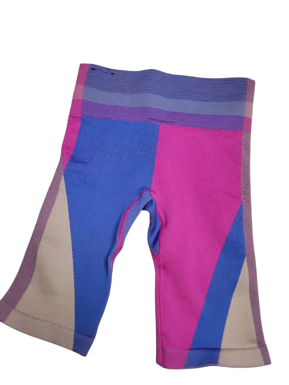 Nike Colorblock High-Rise Bike Shorts - Hot Pink, Lavender & Pale Pink